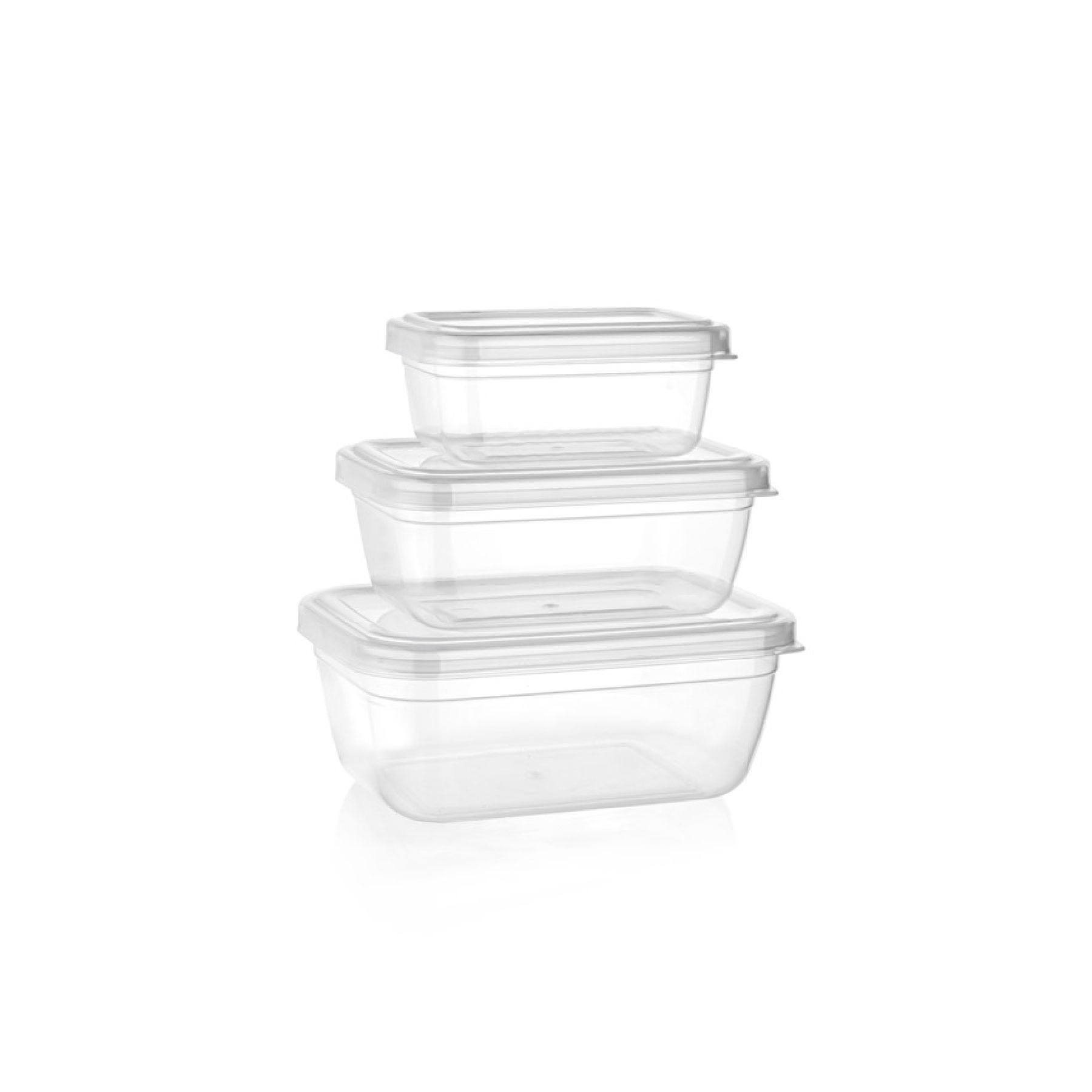 QS102 Qua Clear Dikdörtgen 3 Lü Set (400-800-1400)
