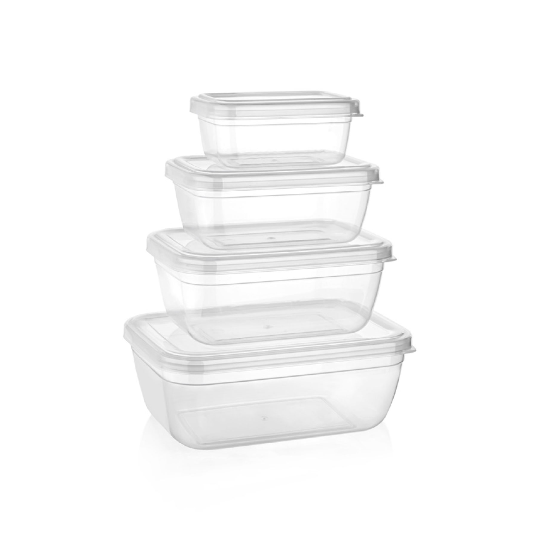 QS103 Qua Clear Dikdörtgen 4 Lü Set (400-800-1400-2300)