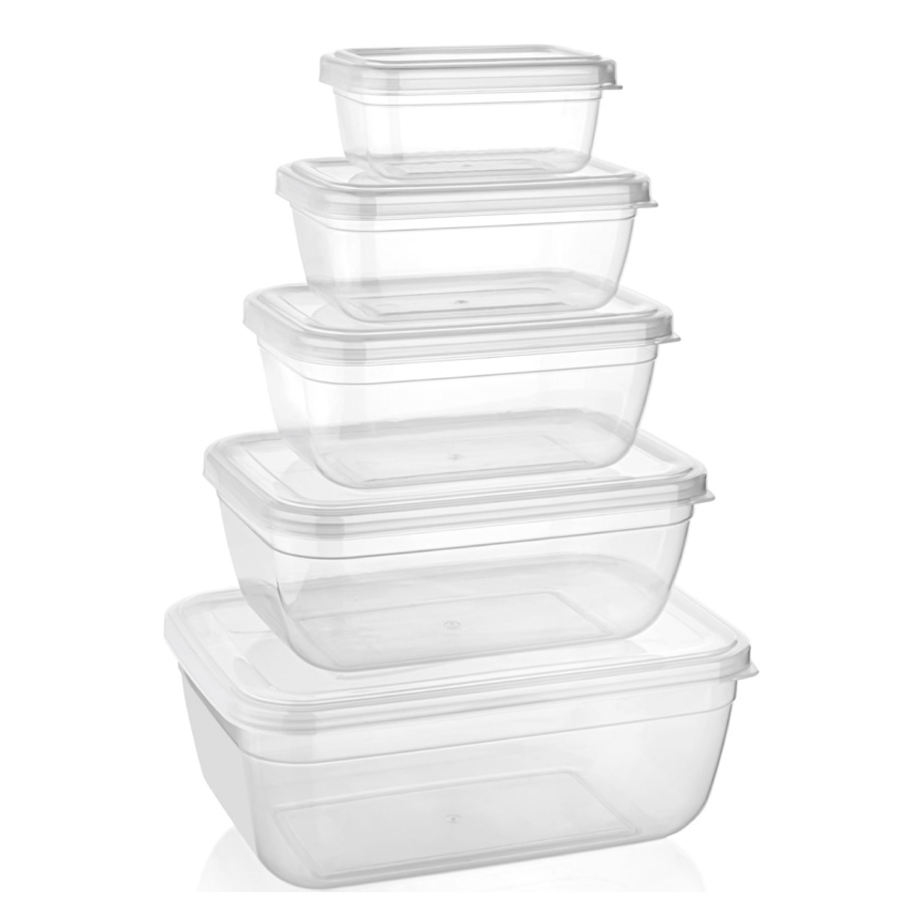 QS104 Qua Clear Dikdörtgen 5 Li Set (400-800-1400-2300-4000)