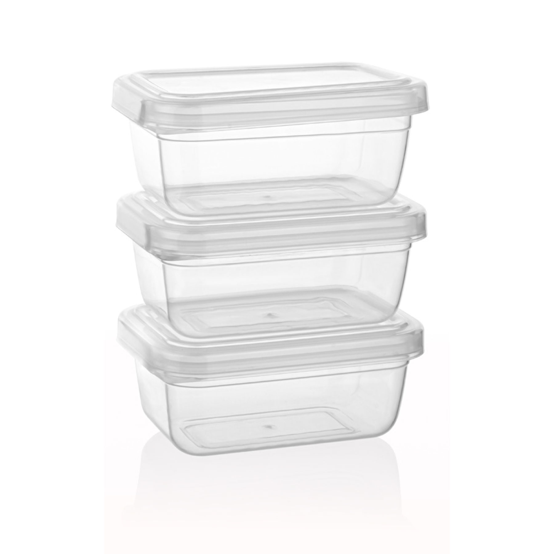 QS108 2300 Ml Qua Clear Dikdörtgen Set (3*2300)