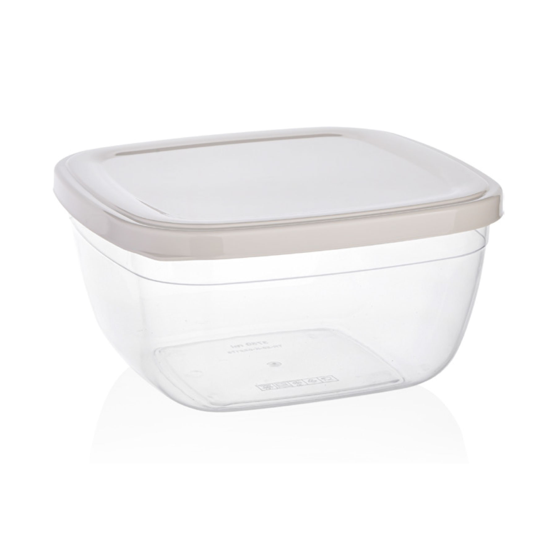 QS187 3750 Ml Qua Olor Kare Saklama Kabı
